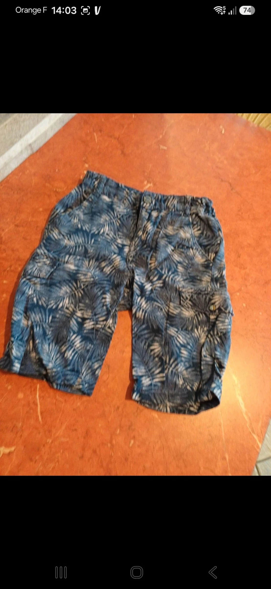 Bermuda garçon taille 6 ans